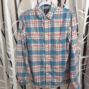 J. Crew Long Sleeve Button Up Flannel Shirt